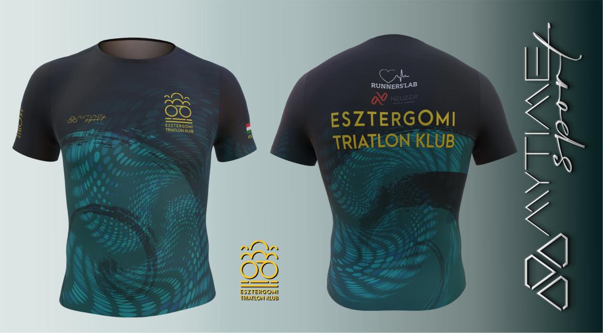 Triatlon Szakosztály póló női Fekete